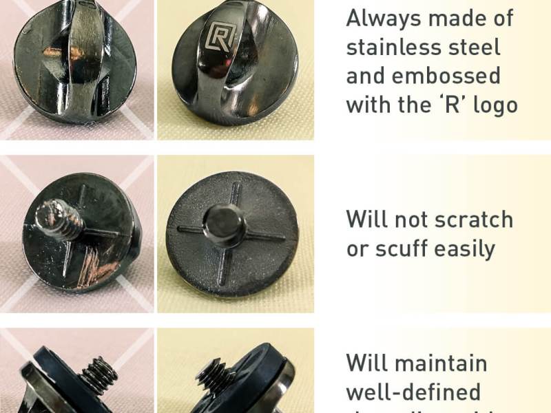 COUNTERFEIT HARDWARE WARNING: USE OF NON-BLACKRAPID HARDWARE VOIDS WARRANTY