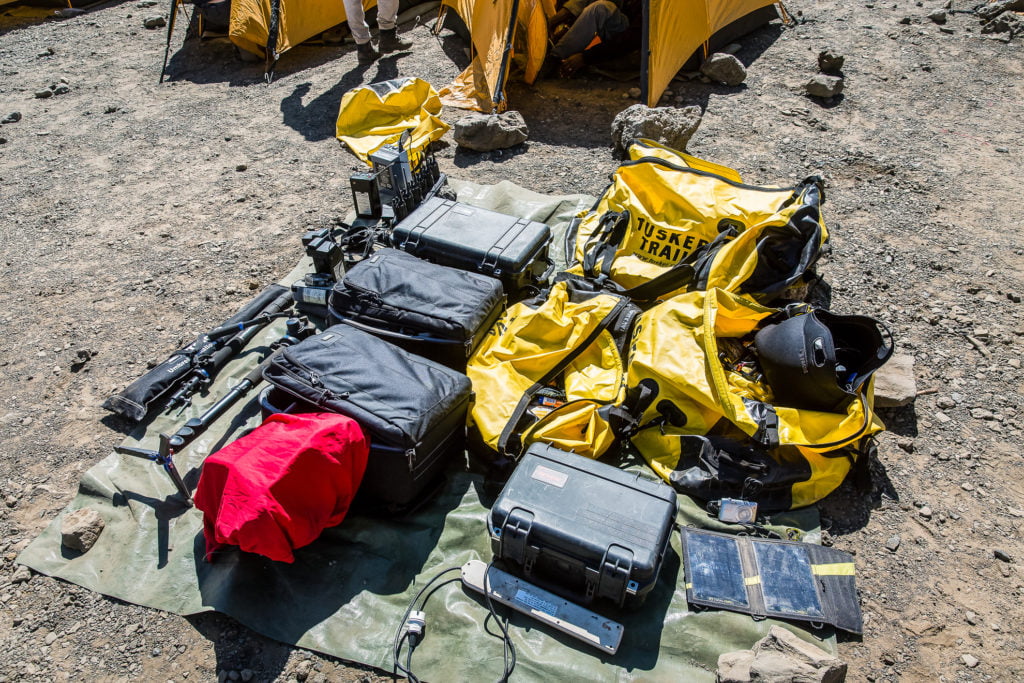 Photographing the Wings Of Kilimanjaro Expedition with BLACKRAPID 5