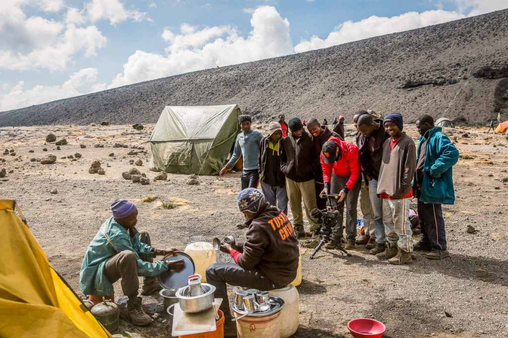 Photographing the Wings Of Kilimanjaro Expedition with BLACKRAPID 4