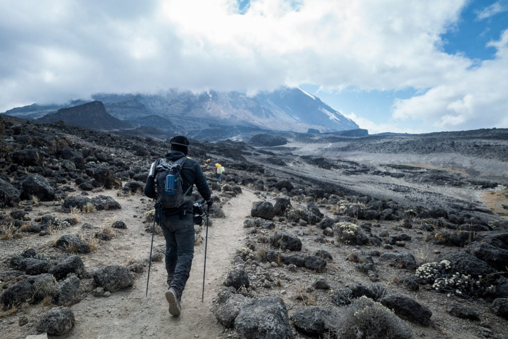 Photographing the Wings Of Kilimanjaro Expedition with BLACKRAPID 10