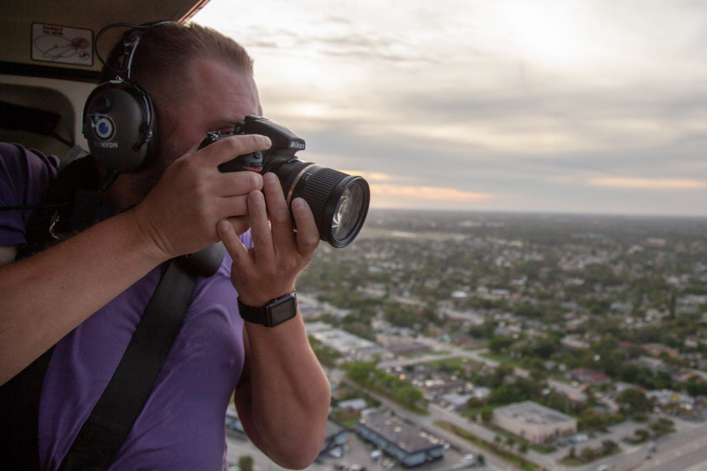 BLACKRAPID Guest Post by Dave Williams | Photographing Miami From a Helicopter 4