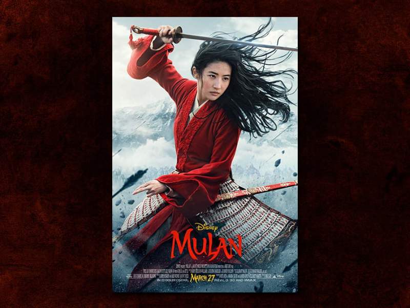 Mulan Movie Poster with Photograph by Jasin Boland