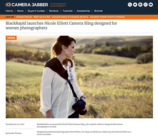 UK's Camera Jabber Review BlackRapid's New Products: Nicole Elliott & Delta Camera Straps 1 UK's Camera Jabber Review BlackRapid's New Products: Nicole Elliott & Delta Camera Straps 1